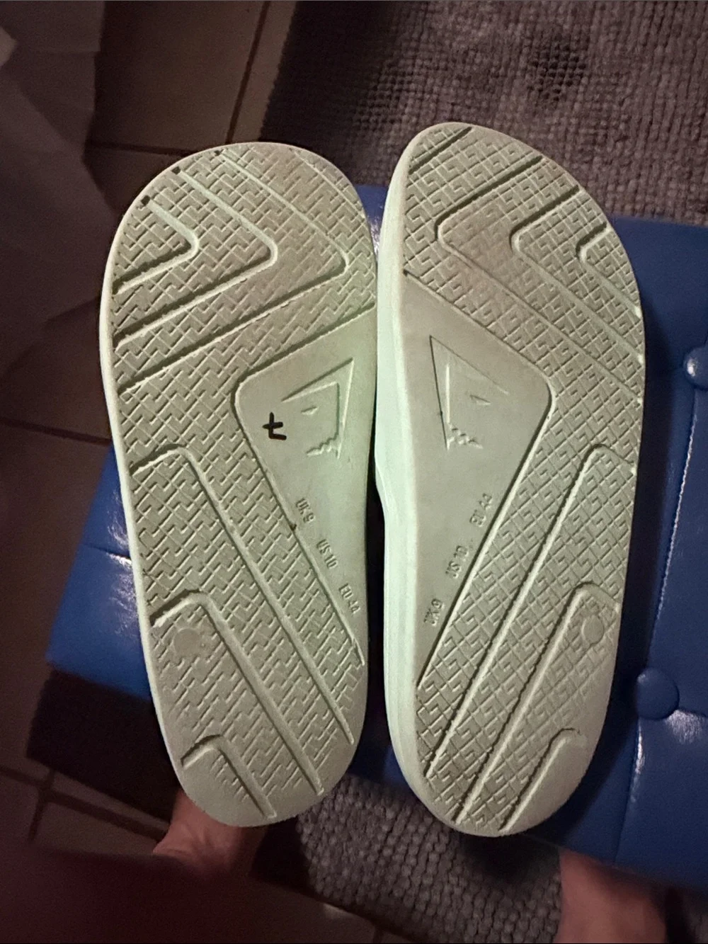 Gymshark Mint Green Slide Sandals